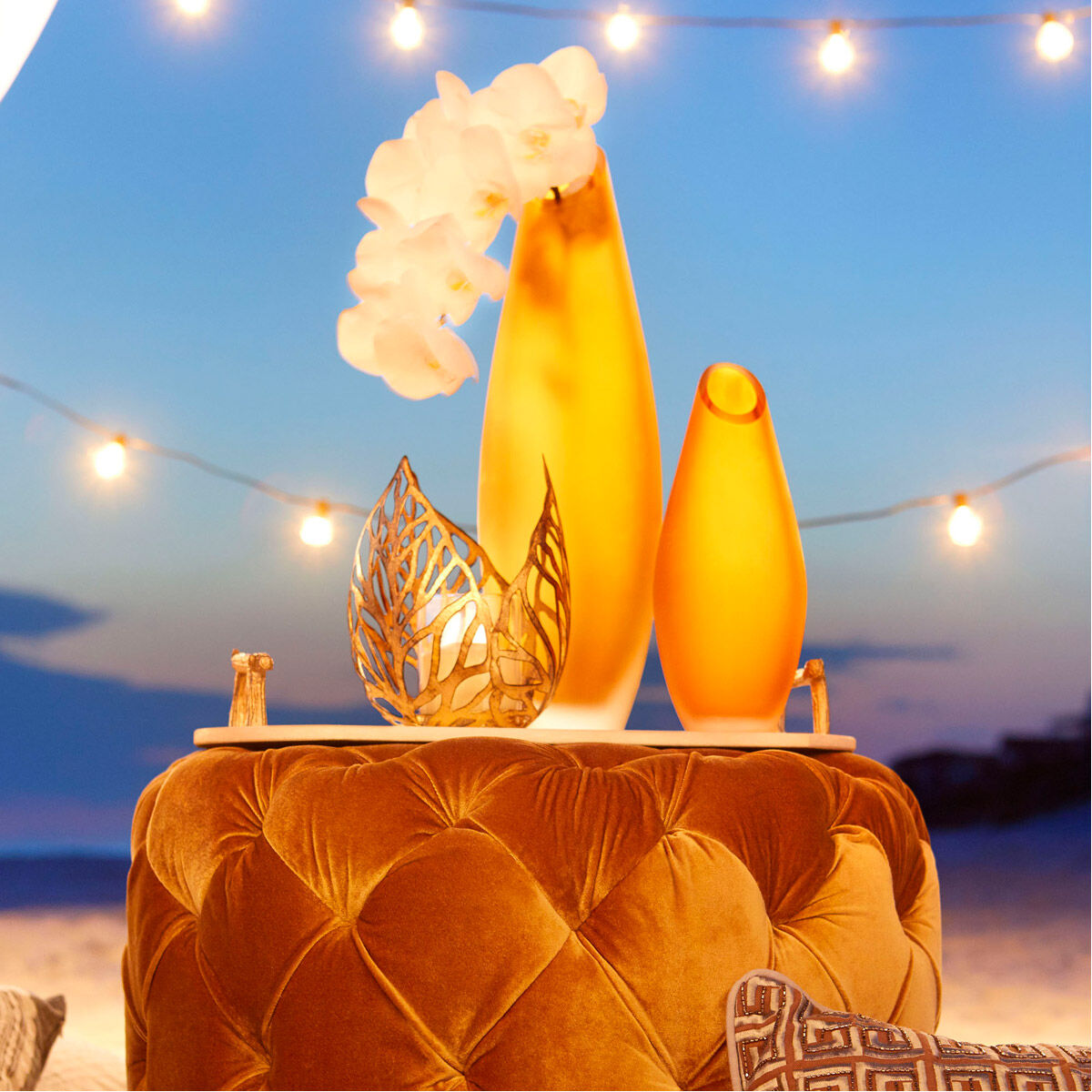 Sunrise Flame 5 X 4 inch Candle Holder, Small