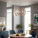 Aura 3 Light 20 inch Tan Pendant Ceiling Light