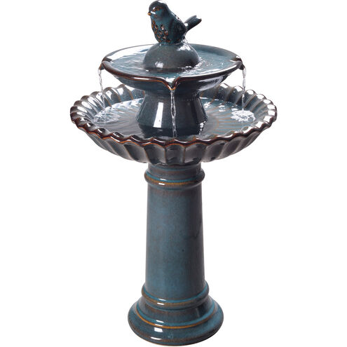 Vogel Teal Bird Bath