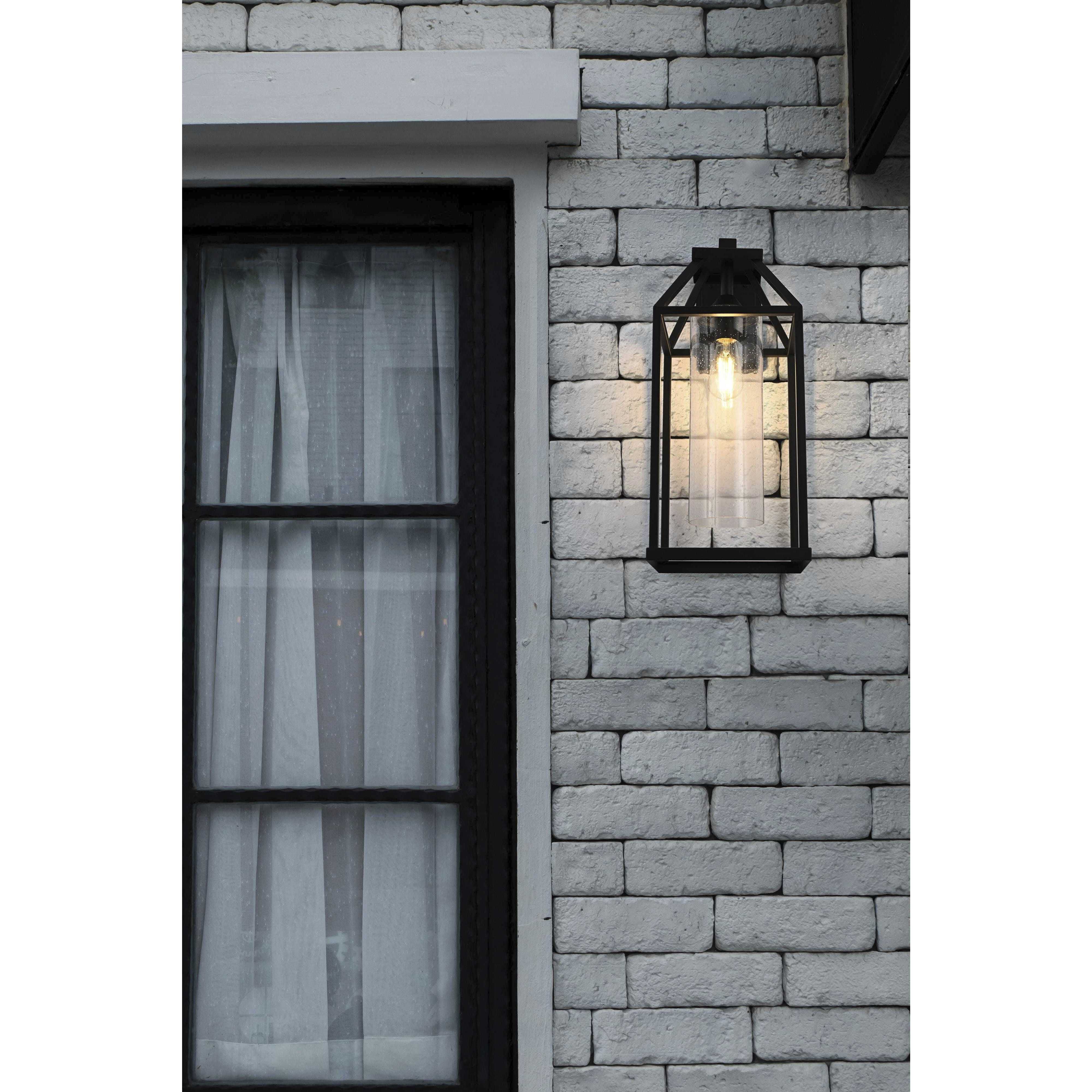 Zora 1 Light 24 inch Black Outdoor Wall Sconce