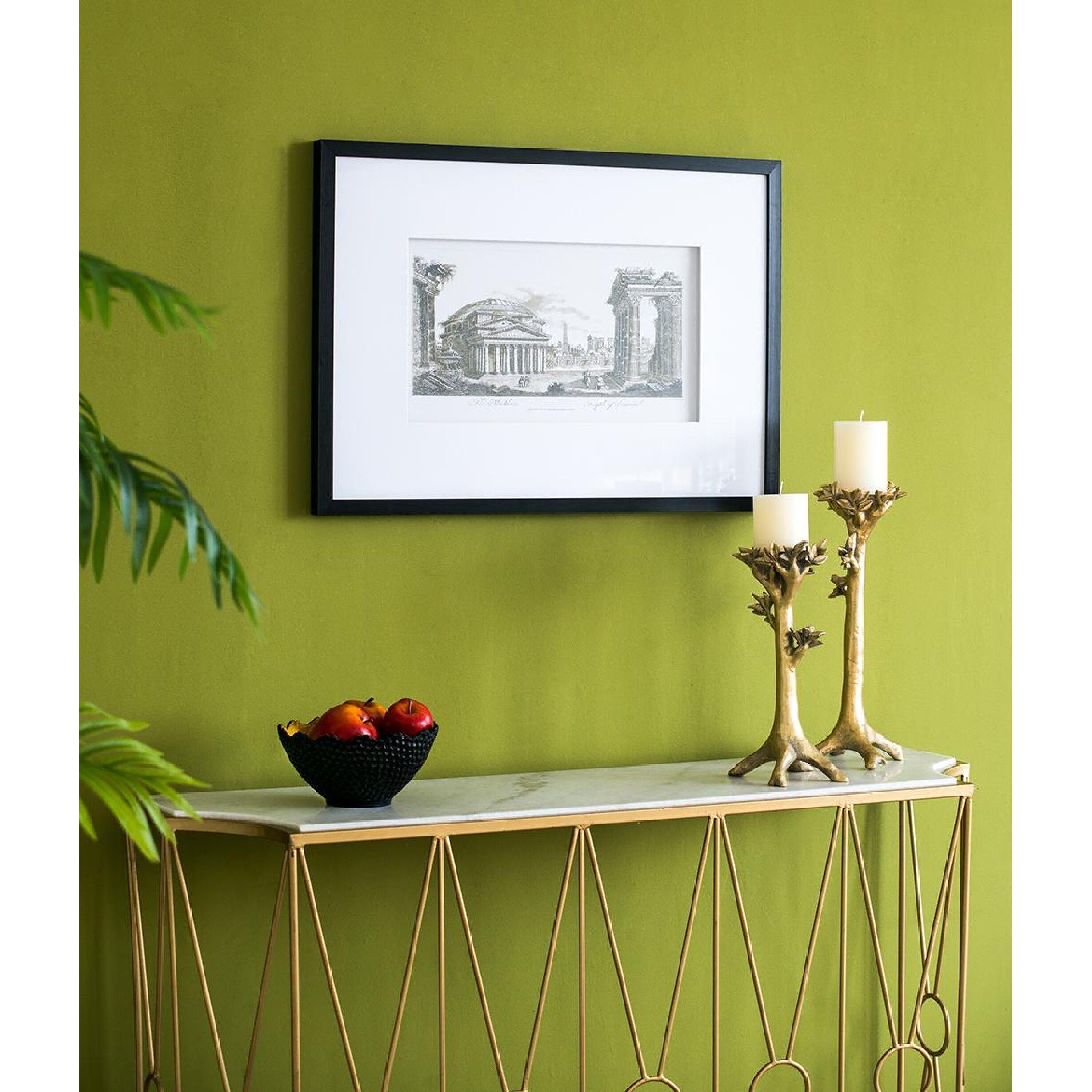 Smithsonian Black and Beige and Black Wall Art, The Pantheon Temple of Concord