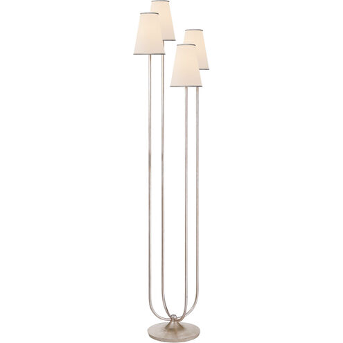 AERIN Montreuil 67 inch 40.00 watt Burnished Silver Leaf Floor Lamp Portable Light