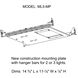 Modulinear Series Silver Mounting Plate