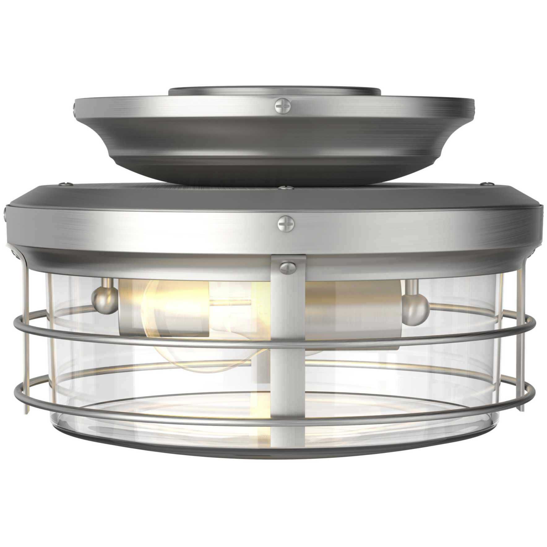 Springer II LED Antique Nickel Fan Light Kit