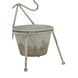 Anita Distressed White Plant Stand
