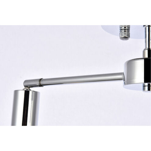 Zane 2 Light 5 inch Chrome Flush Mount Ceiling Light