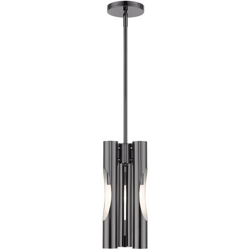 Acra 3 Light 6 inch Black Chrome Pendant Chandelier Ceiling Light