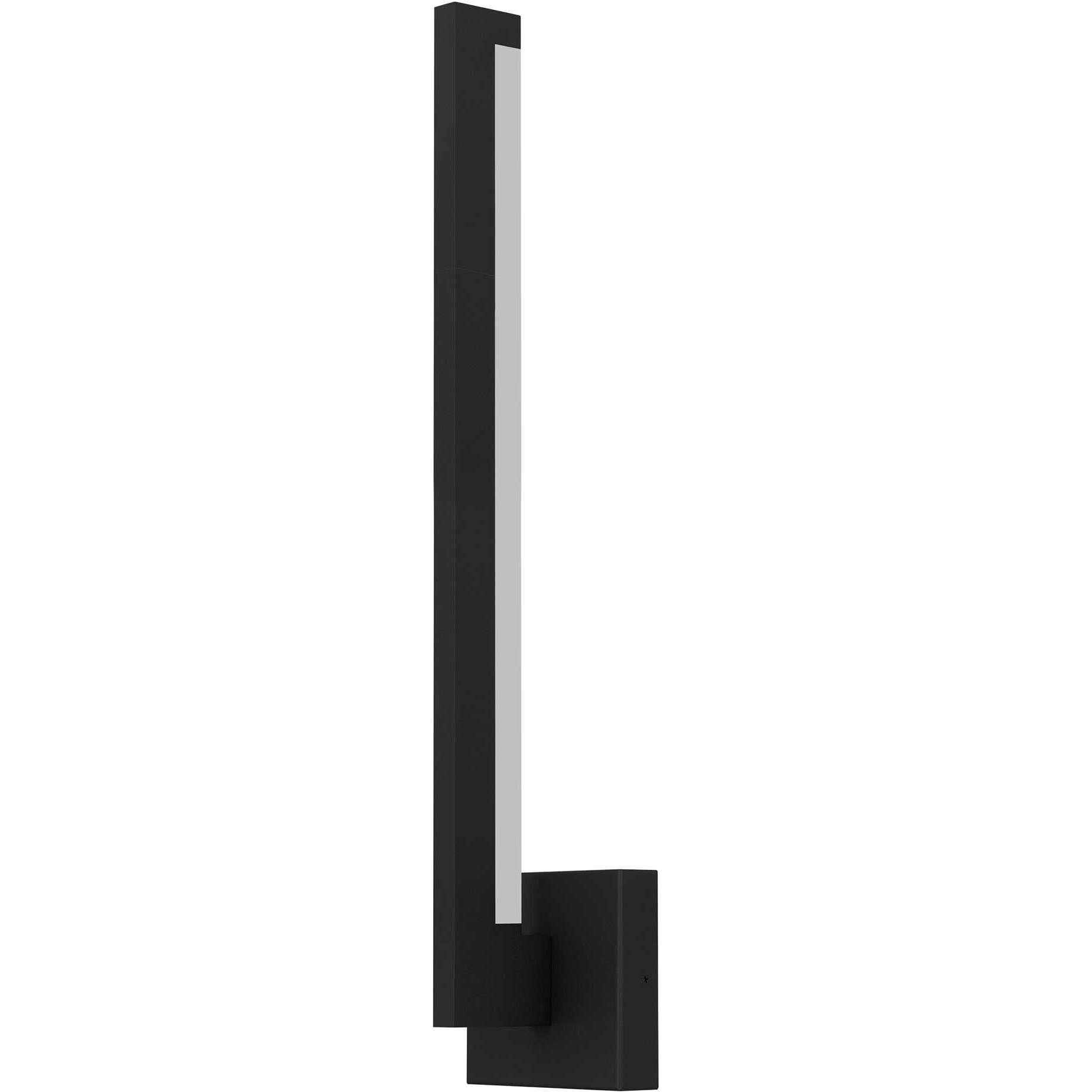 Lana LED 24 inch Sand Black Outdoor Wall Sconce