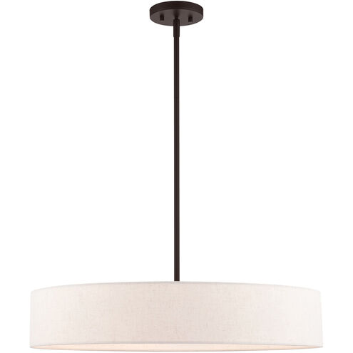 Venlo 5 Light 26 inch Bronze with Antique Brass Accents Pendant Ceiling Light