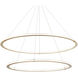 Victoria LED 40 inch Brushed Gold Pendant Ceiling Light