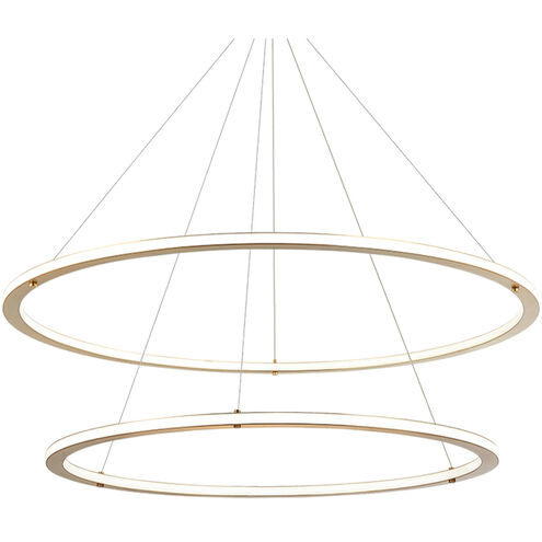 Victoria LED 40 inch Brushed Gold Pendant Ceiling Light
