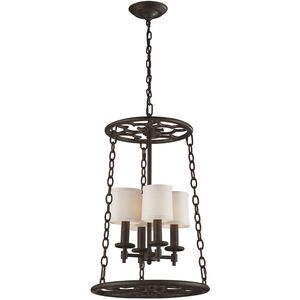 Ironton 4 Light 18 inch Vintage Rust Chandelier Ceiling Light
