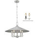 Rialto 5 Light 22 inch Signature Pewter Pendant Ceiling Light