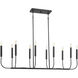 Traci Island Light Ceiling Light in Flat Black
