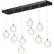 Fritz 10 Light 9.4 inch Ink Pendant Ceiling Light