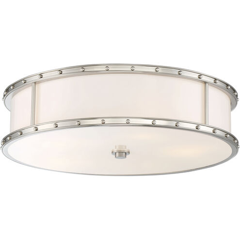 ML LED 20 inch Brushed Nickel Flush Mount Ceiling Light