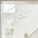 Piazza LED 23.63 inch White Chandelier Ceiling Light