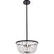 Gianna 3 Light 13 inch Black Pendant Ceiling Light