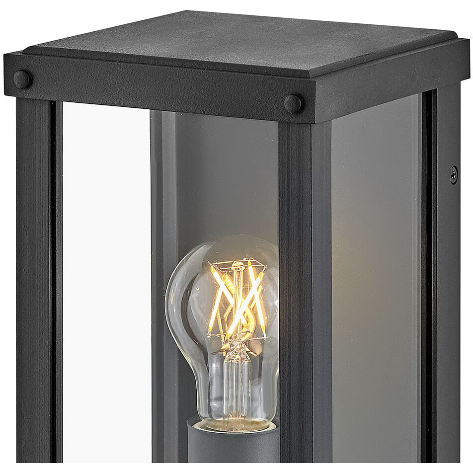 Beckham Outdoor Wall Mount Lantern in Museum Black