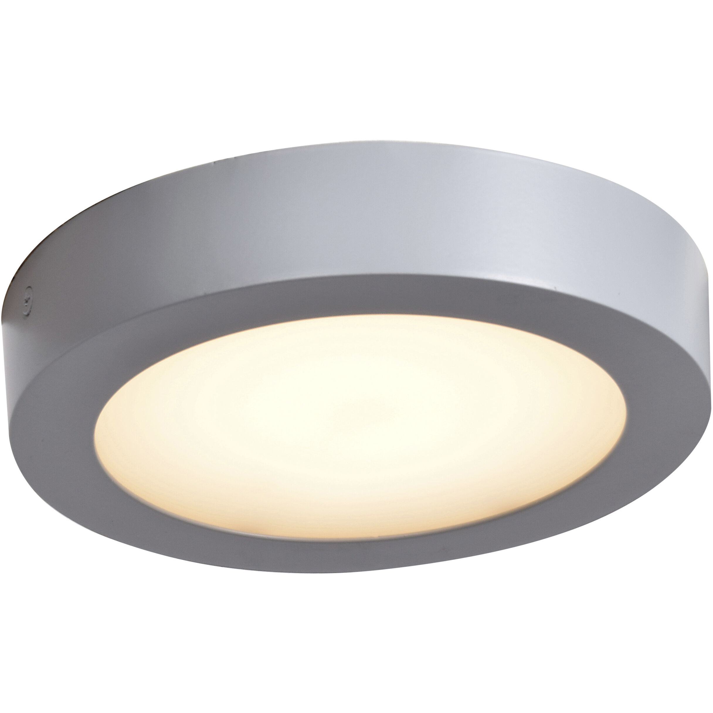 Strike 2.0 LED 7 inch Silver Flush Mount Ceiling Light
