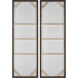 Shibori Blue with White and Antique Gold Framed Wall Art