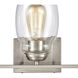 Calistoga 3 Light 22 inch Brushed Nickel Vanity Light Wall Light