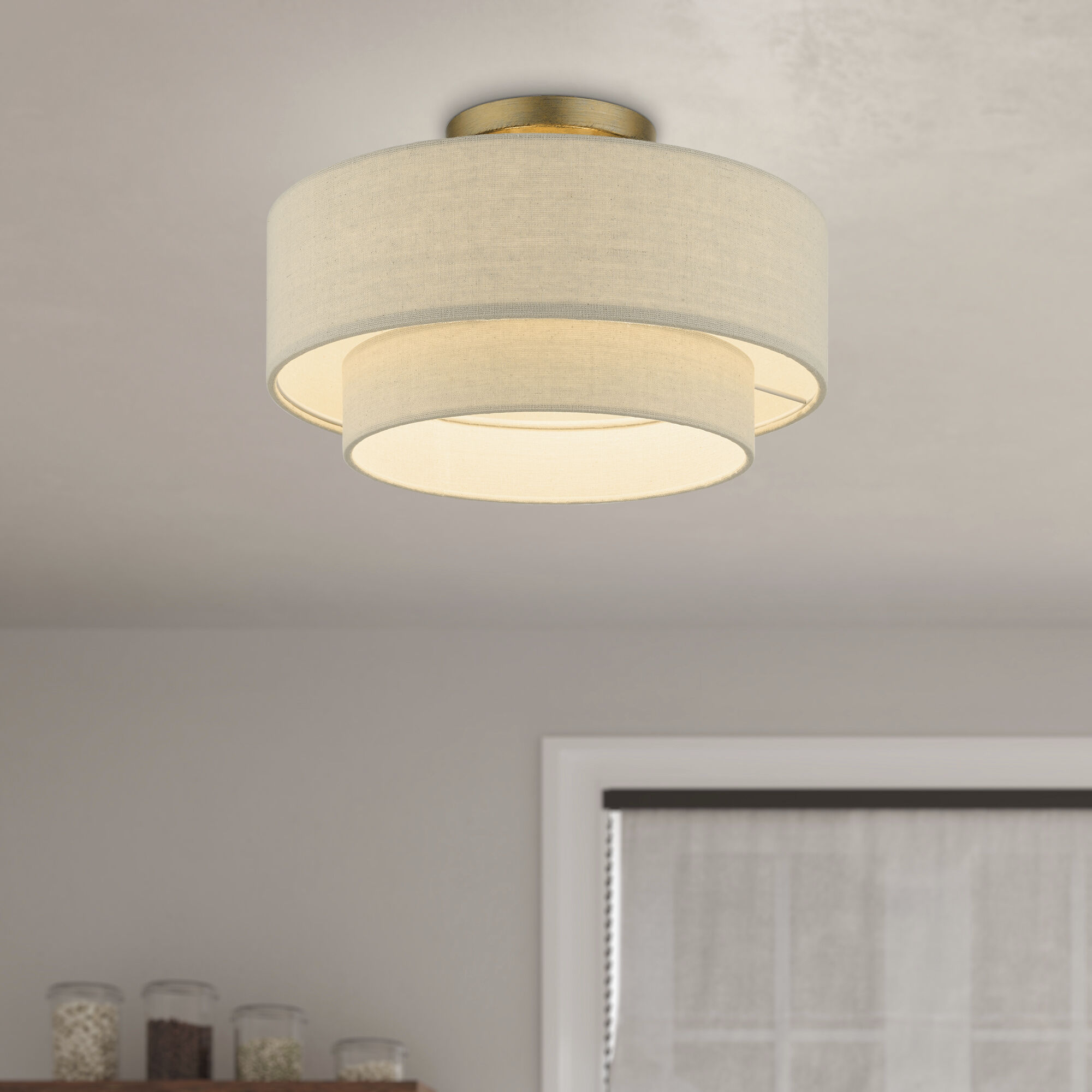 【12月スーパーSALE 15％OFF】 Livex Lighting Antique inch 15 Light 3 Bellingham 58897-48 絵画