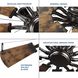Springer 52 inch Architectural Bronze with Distressed Walnut Blades Windmill Ceiling Fan