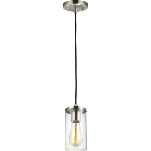Sean Lavin Zire 1 Light 4 inch Brushed Nickel Mini-Pendant Ceiling Light