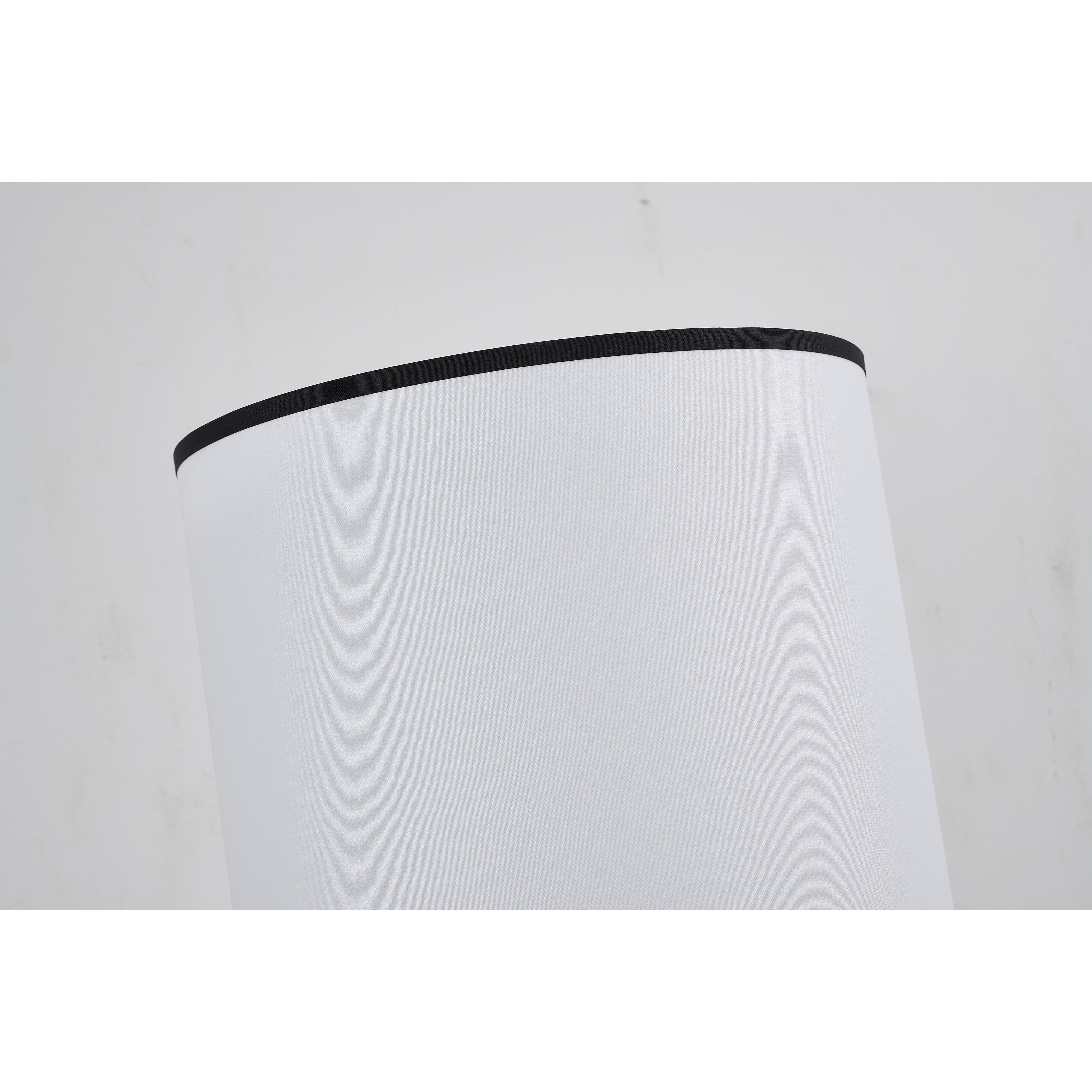 Canada 65 inch 60.00 watt Black and Satin Brass Floor Lamp Portable Light