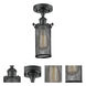 Austere Bleecker LED 6 inch Matte Black Flush Mount Ceiling Light