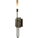 Lisse 1 Light 4.8 inch Dark Smoke ADA Sconce Wall Light
