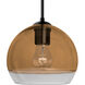 Ally 8 1 Light Black Cord Pendant Ceiling Light