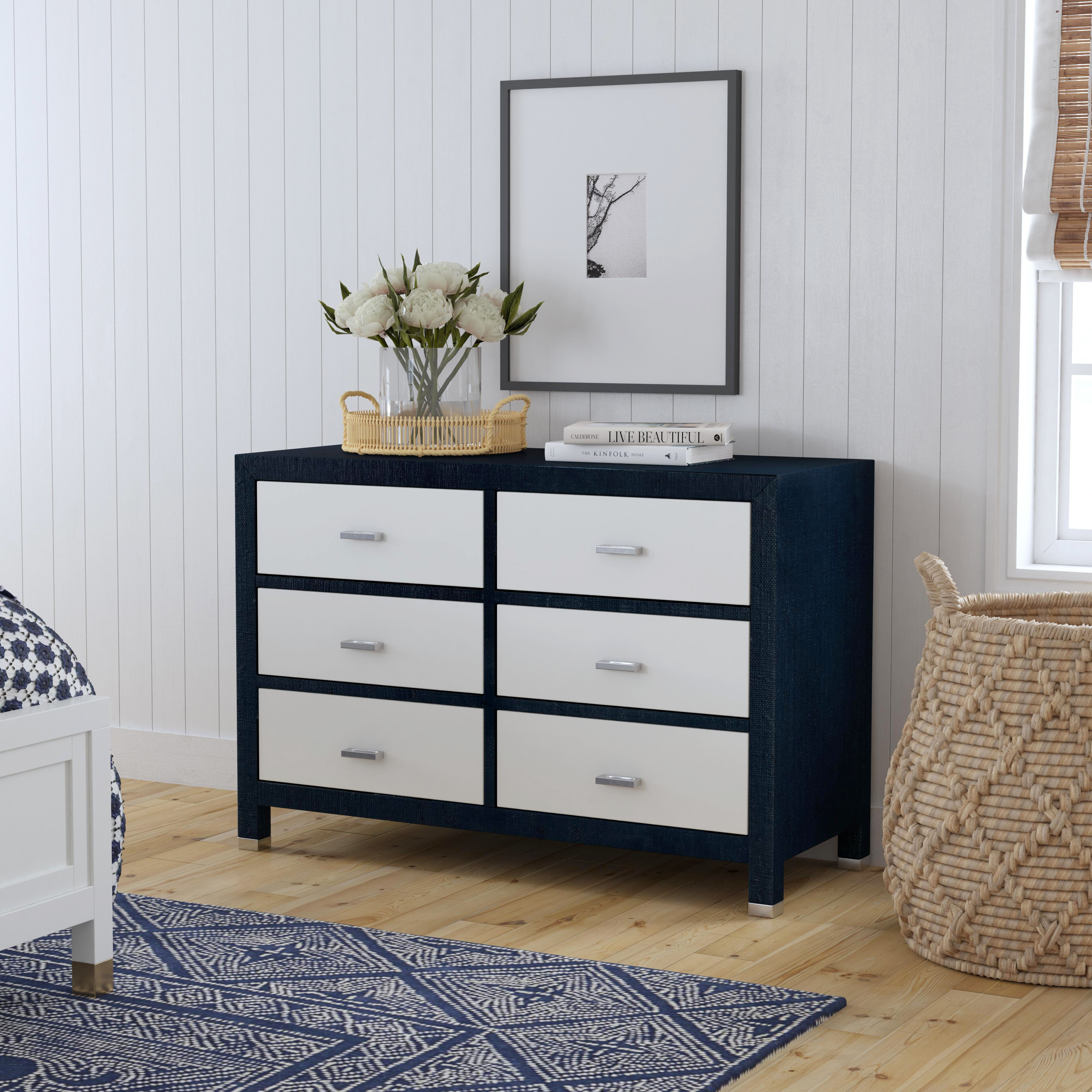 White and navy dresser new arrivals