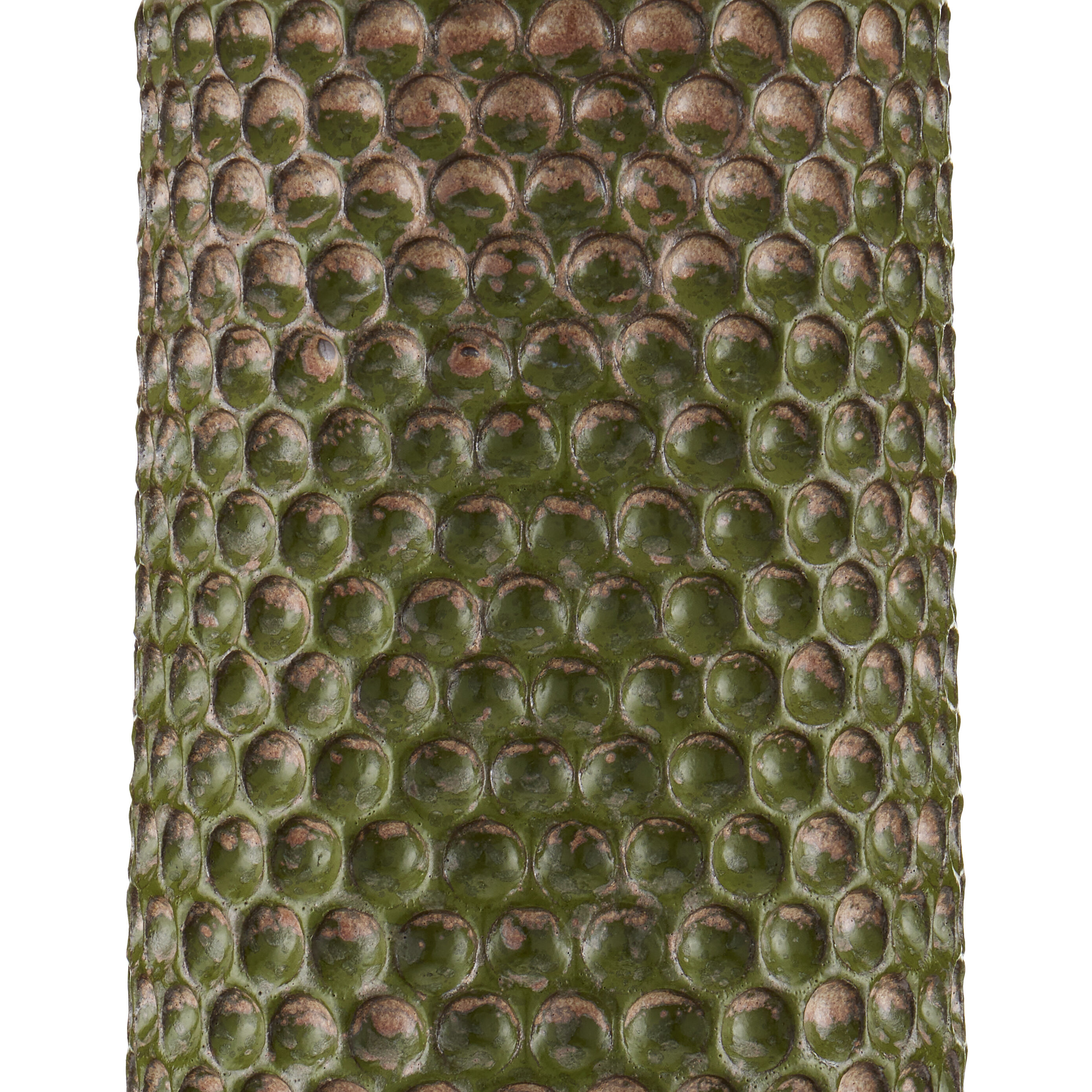 Polka Dot 28.25 inch 150 watt Reactive Green and Polished Brass Table Lamp Portable Light