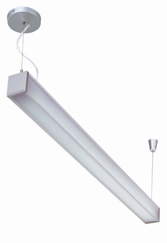 Lidia 2 Light 47 inch Silver Pendant Ceiling Light