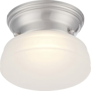 Bogie LED 6 inch Brushed Nickel Flush Mount Ceiling Light
