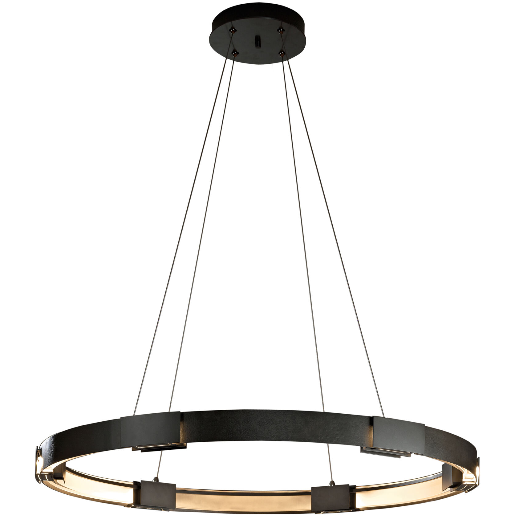 Aura LED 48 inch Dark Smoke Pendant Ceiling Light, Large