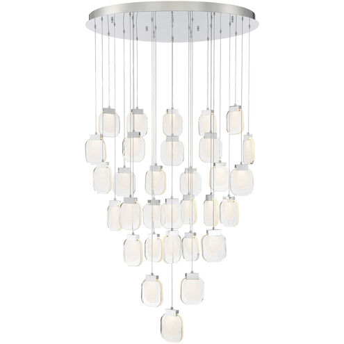 Paget 31 Light 39 inch Chrome Chandelier Ceiling Light