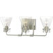 Jaden Bath Vanity Wall Sconce Wall Light in Brushed Nickel