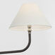 Chapman & Myers Basden LED 63 inch Polished Nickel and Black Rattan Linear Chandelier Ceiling Light, Extra Large