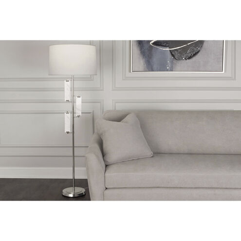 Alston 61.38 inch 150.00 watt Polished Nickel Floor Lamp Portable Light