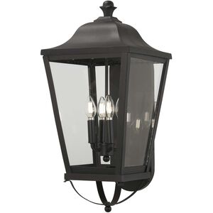 Savannah 4 Light 25 inch Sand Coal Outdoor Wall Mount, The Great Outdoors