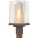 Polaris 1 Light 18 inch Coastal Bronze and Coastal Silver Outdoor Post Light