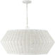 Boca 6 Light 29.5 inch Chalk White Pendant Ceiling Light
