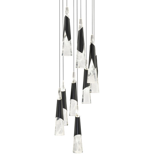 Kilt 9 Light 17 inch Black Multi-Light Pendant Ceiling Light