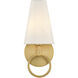 Wilkes 1 Light 5 inch Warm Brass Wall Sconce Wall Light