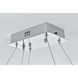 Bowen 1 Light 18 inch Chrome Chandelier Ceiling Light