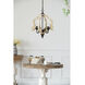 Swithun 4 Light 15.4 inch White Pendant Ceiling Light