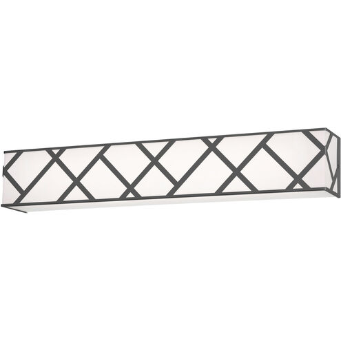 Haven LED 27 inch Black Vanity Light Wall Light